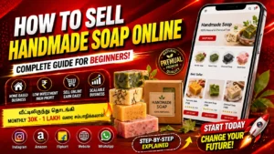 How to sell soap online